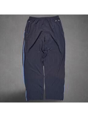 Nike baggy Fit Dry Navy Blue Zip Track Pants Men’s XL